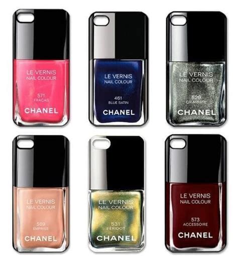 chanel nail polish phone case|Chanel iphone cases.